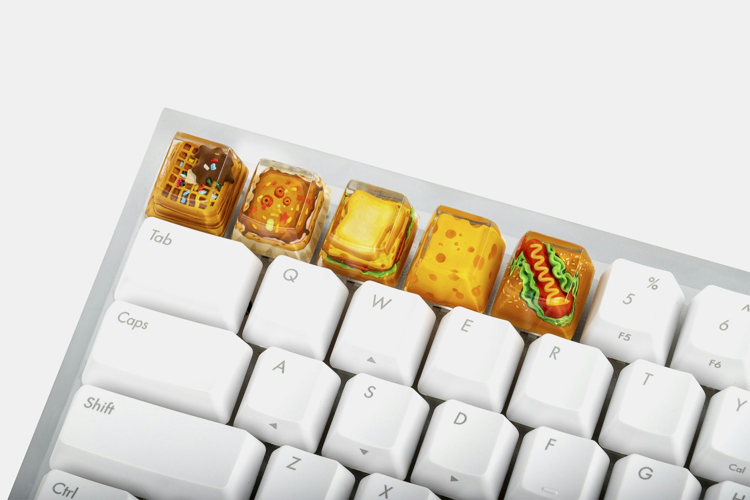Dwarf Factory Foodie Artisan Keycap Mechanical Keyboards Keycaps Artisan Keycaps Drop